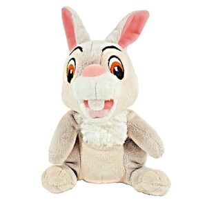 Disney Parks‎ Thumper Plush 8" Gray Rabbit Bambi Stuffed Animal Toy Gift